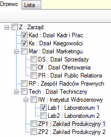Struktura dzialow_pola_wyboru_drzewo